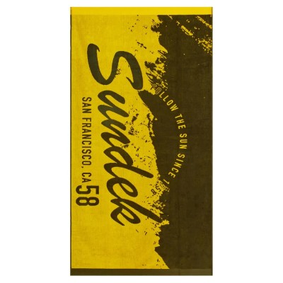 хавлиена,кърпа,хавлии,sundek,maxi,logo,towel,dk,ar,green,01,(yellow)