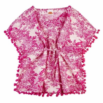 рокля,детски,поли,и,рокли,sundek,mini,kaftano,toile,de,jouy,sleeveless,dress,pink