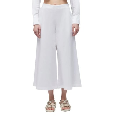 панталони,дамски,панталони,sundek,popeline,high,waist,pants,white
