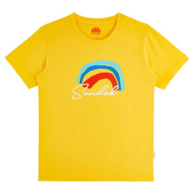 тениска,детски,тениски,sundek,rainbow,short,sleeve,t,shirt,yellow,(summer,yellow)