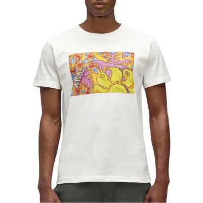 тениска,мъжки,тениски,дамски,тениски,sundek,ricamo,short,sleeve,t,shirt,white,(offwhite)