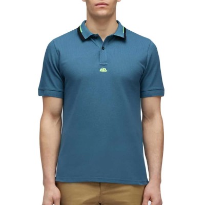 мъжки,блузи,с,яка,sundek,short,sleeve,polo,loch,(blue)