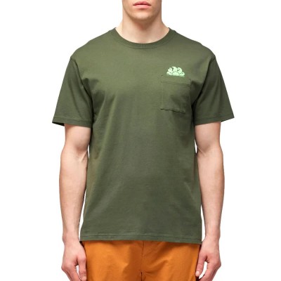 тениска,мъжки,тениски,sundek,short,sleeve,t,shirt,dk,ar,green,01,(green)