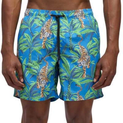 бански,гащета,мъжки,бански,костюми,sundek,tigre,swimming,shorts,blue