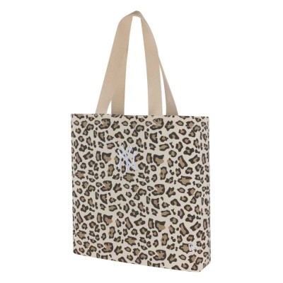 чанта,всички,чанти,new,era,animal,print,new,york,yankees,tote,bag,white,(light,taupe,crea.)