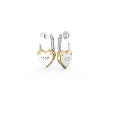 бижутерия,guess,all,you,need,is,love,earrings,golden,(silver,gold)