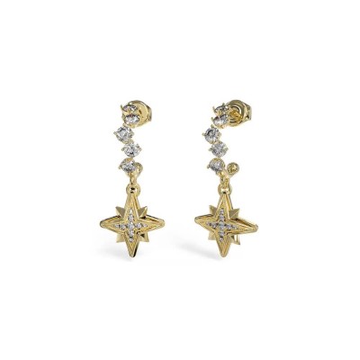 бижутерия,guess,in,the,sky,earrings,golden,(golden)