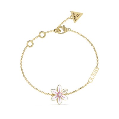 бижутерия,guess,jubb04134,white,lotus,bracelet,golden,(golden,gold)