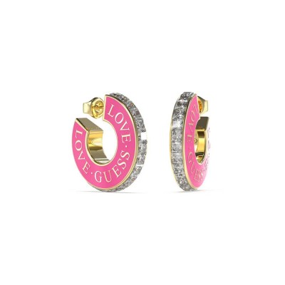 бижутерия,guess,jube04083,love,earrings,golden