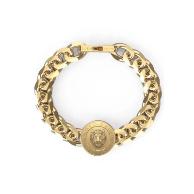 бижутерия,guess,jumb01314,lion,king,bracelet,golden,(golden,gold)