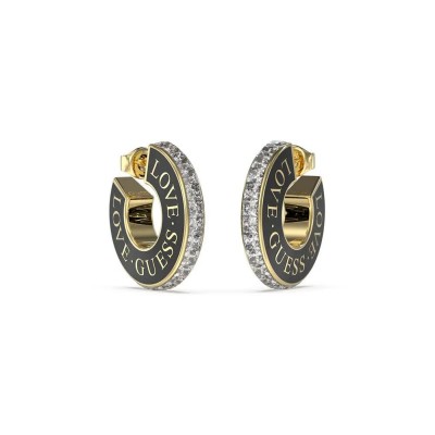 бижутерия,guess,love,earrings,golden