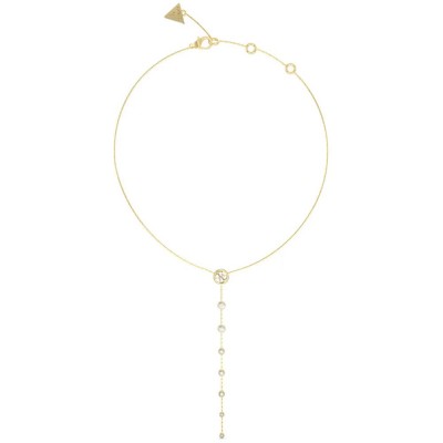 бижутерия,guess,perfect,illusion,necklace,golden,(golden,gold)