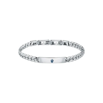 бижутерия,maserati,jm222avd05,bracelet,blue,(silver)