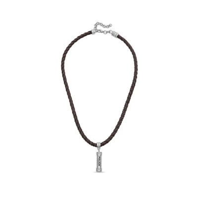 бижутерия,police,barrel,necklace,silver