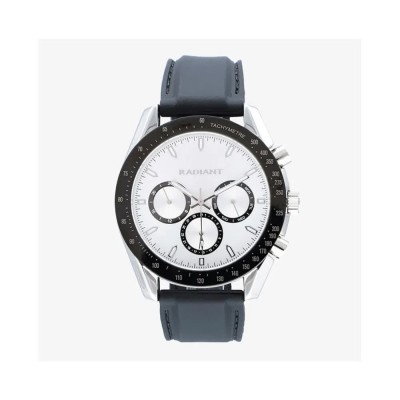 часовник,часовници,radiant,marlon,plateado,watch,silver,(silver,black,silicone)