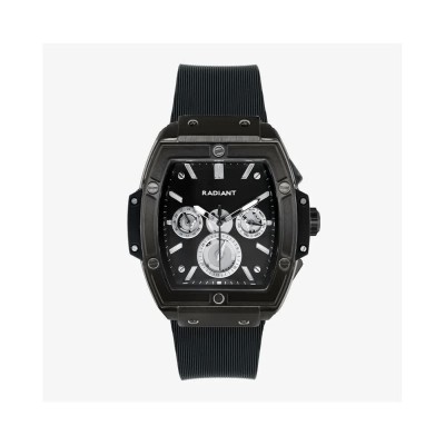 часовник,часовници,radiant,ryan,42,mm,watch,black,black,silicone,(black)