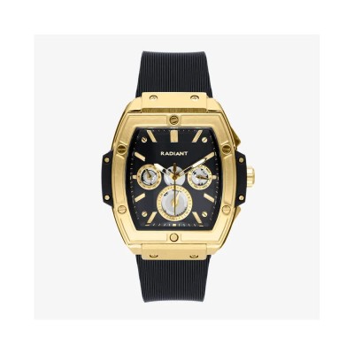 часовник,часовници,radiant,ryan,42,mm,watch,gold,black,silicone,(golden)