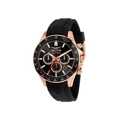 часовник,часовници,sector,230,43,mm,chronograph,watch,black,rose,gold,(black)