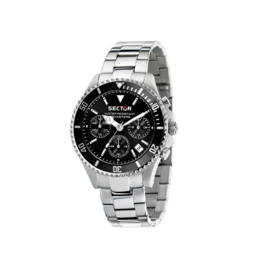часовник,часовници,sector,230,43,mm,ss,chronograph,watch,silver,(silver,black,dial)
