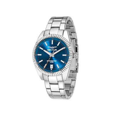 часовник,часовници,sector,240,3h,watch,silver,(steel,blue,dial)