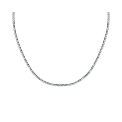 бижутерия,sector,basic,rounded,necklace,silver,(silver)