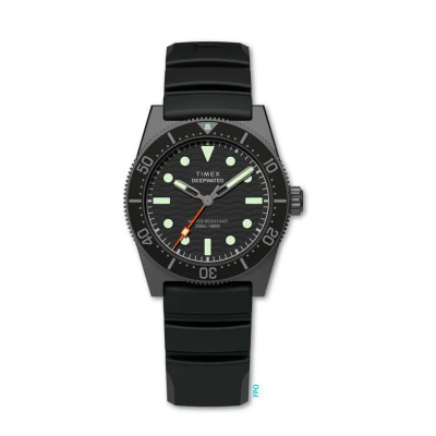 часовник,часовници,timex,deep,water,reef,watch,black