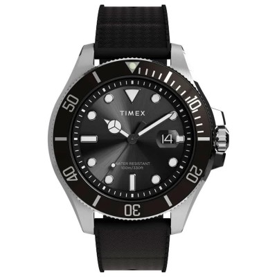 часовник,часовници,timex,trend,watch,black,black,dial,(silver)