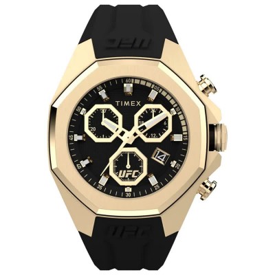 часовник,часовници,timex,ufc,pro,watch,black,gold,dial,(golden)