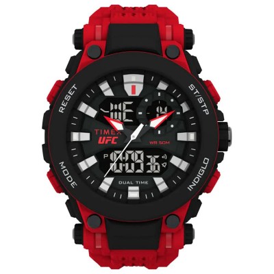 часовник,часовници,timex,ufc,impact,watch,red
