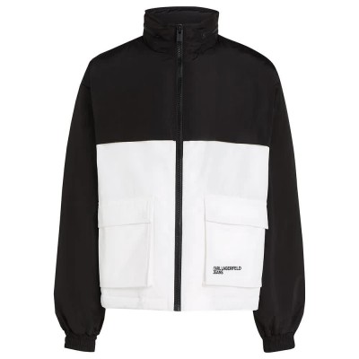 яке,мъжки,якета,karl,lagerfeld,blocked,padded,jacket,black,white,(black)