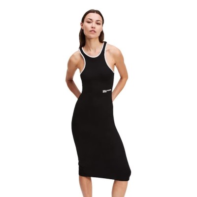 рокля,дамски,поли,и,рокли,karl,lagerfeld,racer,milano,sleeveless,dress,black