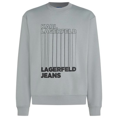 блуза,мъжки,пуловери,karl,lagerfeld,reg,barcode,sweatshirt,monument,(grey)