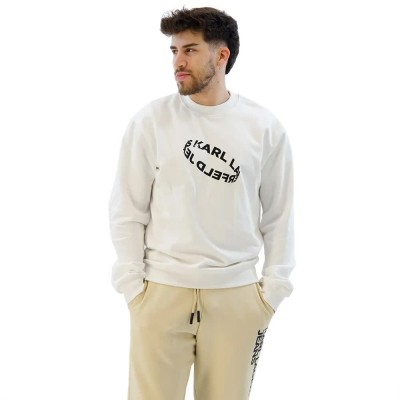 блуза,мъжки,пуловери,karl,lagerfeld,reg,multi,ring,sweatshirt,white