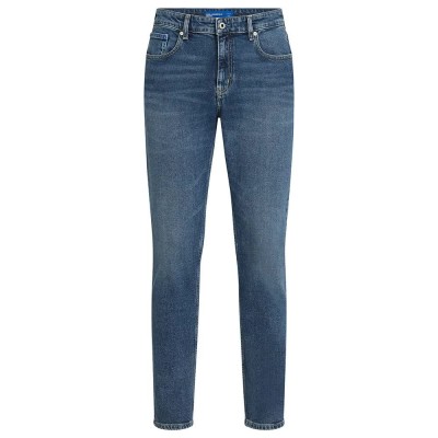 дънки,мъжки,панталони,karl,lagerfeld,slim,fit,jeans,visual,dark,blue,(blue)