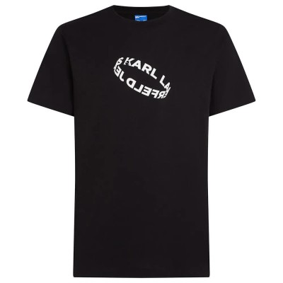 тениска,мъжки,тениски,karl,lagerfeld,slim,ring,short,sleeve,t,shirt,black