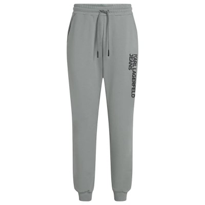 анцуг,мъжки,панталони,karl,lagerfeld,text,logo,slim,fit,sweat,pants,monument,(grey)