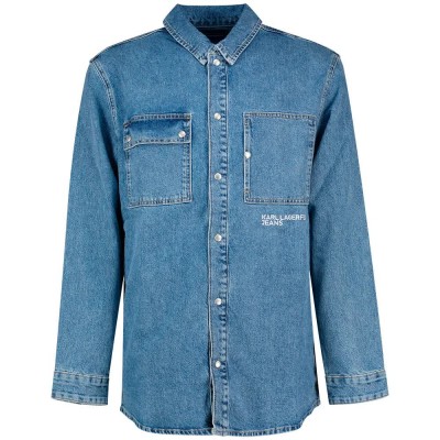 мъжки,якета,karl,lagerfeld,utility,denim,overshirt,blue,(washed,mid,blue)