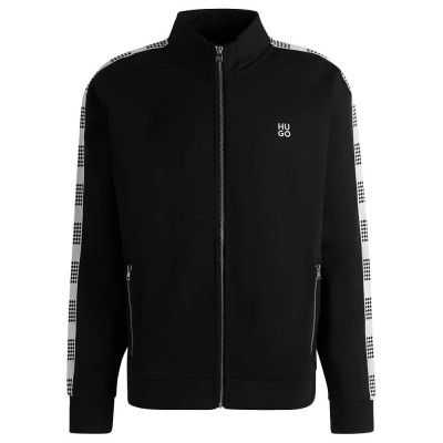 блуза,мъжки,пуловери,hugo,dusino,10268480,01,sweatshirt,black,(black)