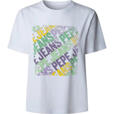 тениска,дамски,тениски,pepe,jeans,amelia,short,sleeve,t,shirt,white,(white)