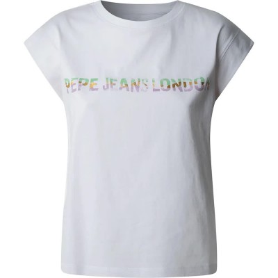 тениска,дамски,тениски,pepe,jeans,aurore,short,sleeve,t,shirt,white,(white)