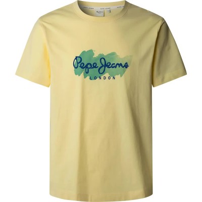 тениска,мъжки,тениски,pepe,jeans,milton,short,sleeve,t,shirt,shine,yellow,(yellow)