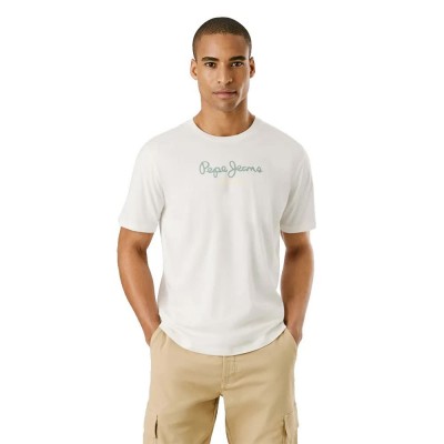 тениска,мъжки,тениски,pepe,jeans,eggo,n,short,sleeve,t,shirt,white,(off,white)