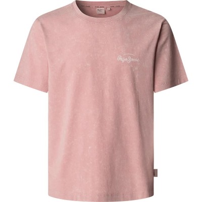 тениска,мъжки,тениски,pepe,jeans,terell,short,sleeve,t,shirt,ash,rose,pink,(pink)