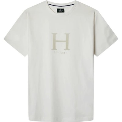 тениска,мъжки,тениски,hackett,heritage,short,sleeve,t,shirt,off,white,(white)