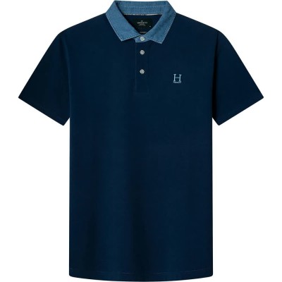 мъжки,блузи,с,яка,hackett,heritage,contrast,short,sleeve,polo,blue