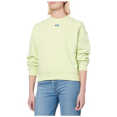 блуза,дамски,блузи,hugo,delessa,1,10249110,blue,sweatshirt,green,(bright,green)