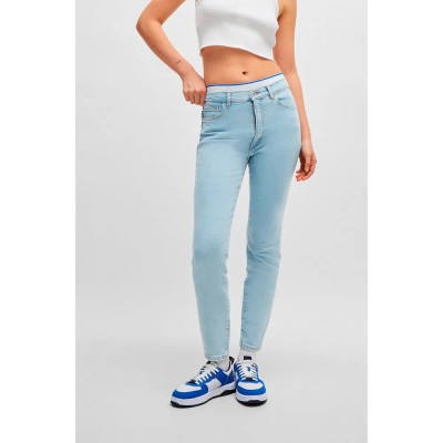 дънки,дамски,панталони,hugo,malu,10259234,02,blue,jeans,blue