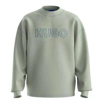 блуза,мъжки,пуловери,hugo,nitlogolong,10263650,01,blue,sweatshirt,green