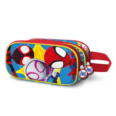 канцеларски,принадлежности,karactermania,marvel,spiderman,amazing,3d,pencil,case,blue,(red)