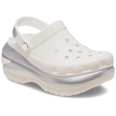 мъжки,сандали,мъжки,джапанки,и,чехли,crocs,mega,crush,metallic,clogs,white,silver,(white)